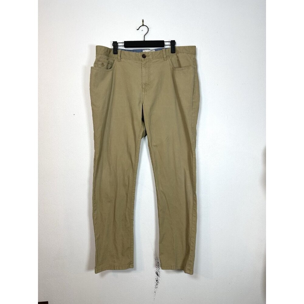 PENGUIN BY MUNSINGWEAR Ribbed Chino PANTS - MEN'S 38x32 Ribbed Khaki‎ Corduroy